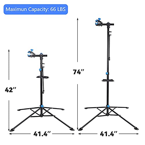 Zeny Adjustable Bike Repair Stand, Shop Home Bicycle Mechanic Maintenance Rack, Portable Quick Release Bicycle Maintenance Workstand #TOP2