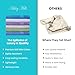 Ashley Mills Bath Towels – Set of 6 | 100% Cotton, Soft & Absorbent Bathroom Towels | Lightweight, Quick-Dry, 400 GSM | 28” x 55” for Home, Gym, Pool & Spa | Multi-Color