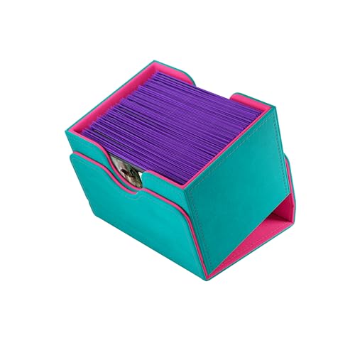 Gamegenic, Sidekick 100+ XL - EXCLUSIVE LINE Teal/Pink, bis zu 100 doppelt gesleevte Karten, Farbe: TÜRKIS/PINK