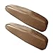 FH Group Flat Cloth Fabric Beige Armrest Cover Semi-Universal Fit, One Pair Beige
