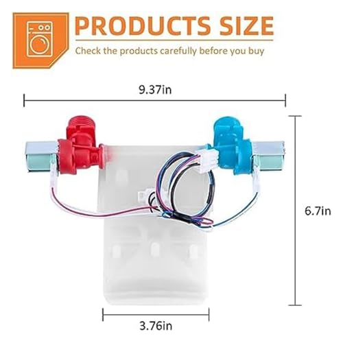 Vanne d'arrivée d'eau W11210459 compatible Whirlpool Maytag Kenmore et Amana