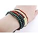 JuliesJ Country Style Beadwork Stretch Round Wooden Beads Wrap Bracelet