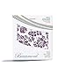 Beaumont BFC-DL Damson Lace Microfiber Flute Cleaning Cloth