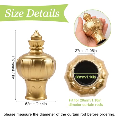 UFURMATE Curtain Finials - Image 2