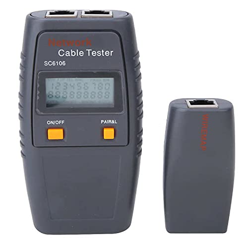 Davitu Power Cords & Extension Cords - SC6106 LAN Network Wire Cable Tester Electrical Line Finder Testing with LCD Display