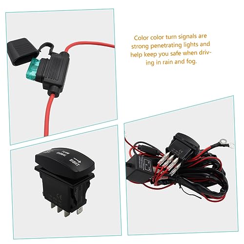 SHERCHPRY 2 Conjuntos De Kit De De Lâmpada De Direção Atv Rocker Utv Rocker Universal Turn Raptor 70