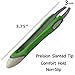 Comfort Hold Ergonomic Slanted Tip Multipurpose Stainless Steel Non-Slip Sure Grip Precision Splinter Facial Hair Removal Eyebrow Tweezers Men Women Arthritis Hands