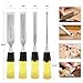 Wood Chisel Sets，4-Piece Woodworking Tools Set, for Precision Carving & DIY，CR-V Steel Beveled Edge Blades with Safety Caps,PVC High Impact Handle,Wood Tools Chisel Set(1/4