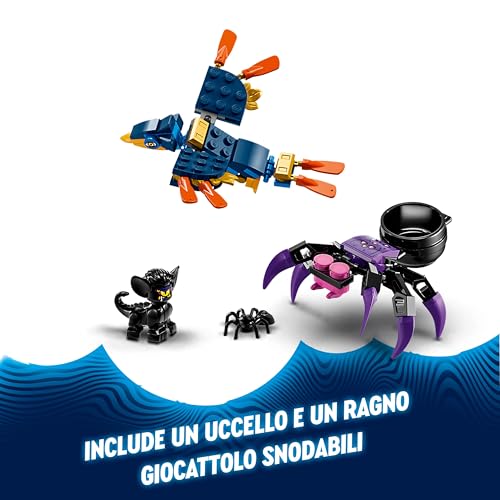 DREAMZzz 2 in 1 La Torre di Sandman, Castello Giocattolo Trasformabile, Aiuta i Personaggi a Difendere la Fortezza, Regalo per Bambini e Bambine da 9 Anni con Animali e Creature Mitiche 71477 - Lego - Immagine 5