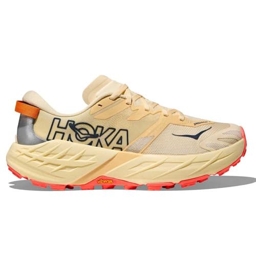 Hoka Women's Speedgoat 7 Vintage Yellow/Neon Flame 6 Medium
