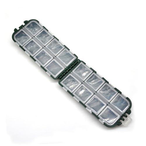 SUPVOX 2Pcs Fishing Tackle Storage Boxes Accessory Organizer for Fishing Bait Hooks Design for Easy Carrying Fishing Backpack Vest Pocket