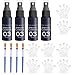 ZANLION Diamond-Shine Jewelry Cleaner Spray, Instashine Jewelry Cleaner, Instant Shine Jewelry Cleaner, Jewelry Diamond Cleaning Spray Rust Remover (4 Sets)