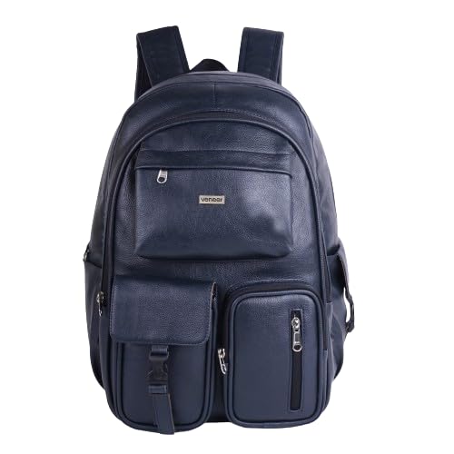 Veneer Casual Vegan Leather Office 15.6 In Laptop College Water Resistant YKK Zippers Backpack For Unisex (B0D1RHQ272) Amazon Price History, Amazon Price Tracker