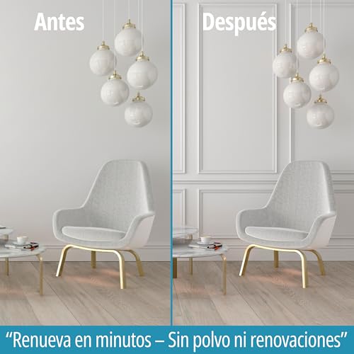 Miniatura 7 de Moldura Decorativa De Pared Autoadhesiva De Pvc Flexible 5 M X 2,3 Cm Moldura Blanca Para Interior