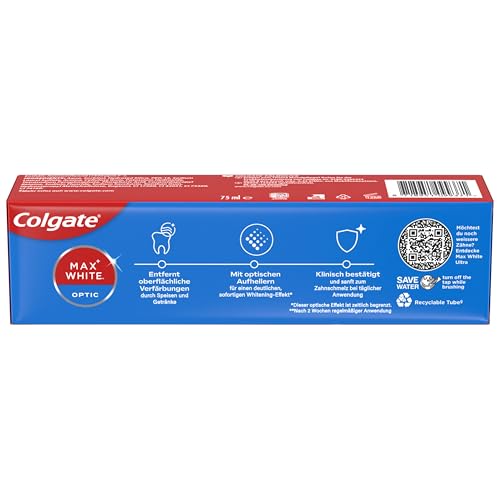 Colgate Zahnpasta Max White Optic 4×75 ml