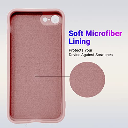 Image of LIRAMARK Silicone Soft Back Cover Case for Apple iPhone 6 / iPhone 6s (Silicone Pink)