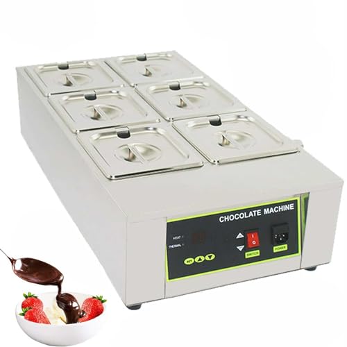 Chocolate Melting Pot, máquina para derretir chocolate 6 rejillas