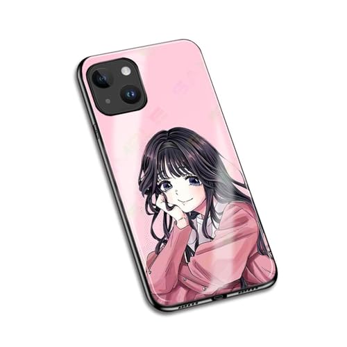 薫る花は凛と咲く 携帯カバー 用の IPhone 17 pro Max スマホケース 17Air/16pro/15/14 に適合する 背面ガラス 強化ガラス 可愛い 漫画 萌え おしゃれ 人気 カバー 軽量 鮮明なプリント(A13,IPhone 17 Ai