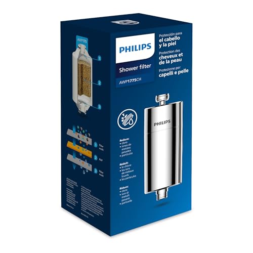 Philips Water Filtre de douche avec 1 cartouche,...