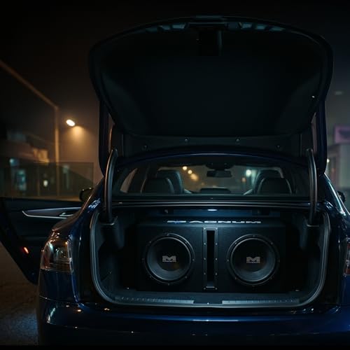 MTX Magnum MB210SP 10-Inch 400W RMS Dual Loaded Subwoofer Sub Box System Package - Thumbnail 5