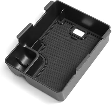 Center Console Organizer Tray Compatible with MG MG3 2023-2025, Console Tray Container with Non-Slip Silicone Mats Armrest Storage Box Car Accessories