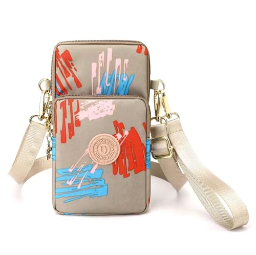 Crossbody Bag for Women - Small Phone Purses with Crossbody Strap Wallet - Lightweight Nylon Arm Bag