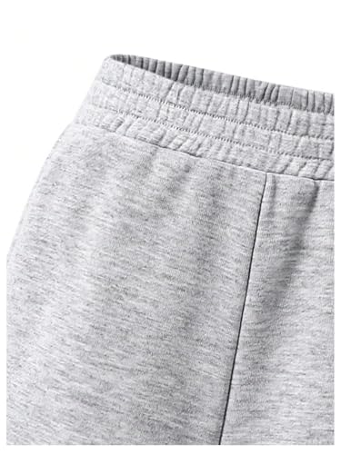 Girl's Baggy Sweatpants Elastic Waist Wide Leg Pants Joggers Track Sweat Pants Trouser 2 Pack4