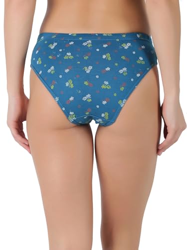 Image of Dollar Lehar Super Combed Cotton Women's Printed Hipster Panty - Actual Print May Vary