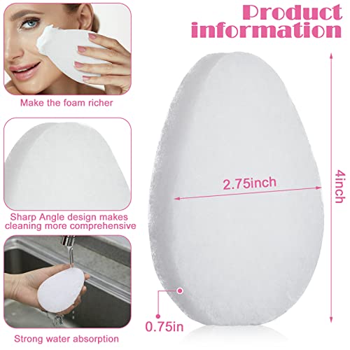 20 Piece Facial Sponge For Daily Deep Cleansing Regular Exfoliating Pads Reusable Plant Fiber For Removing Skin Dirt And Makeup, Natural Facial Cleaning Tool For Normal To Oily Skin #TOP1