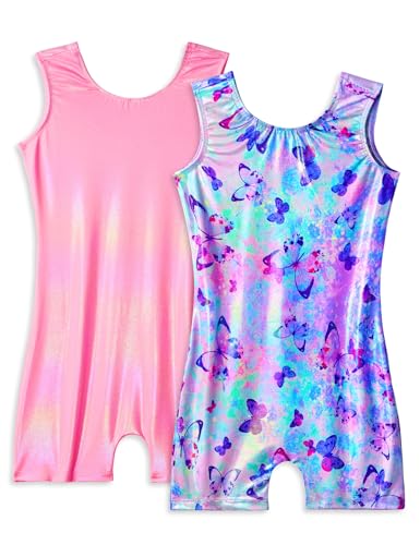 Snowheart Gymnastics Leotards for Girls Size 2T-3T Butterfly Purple