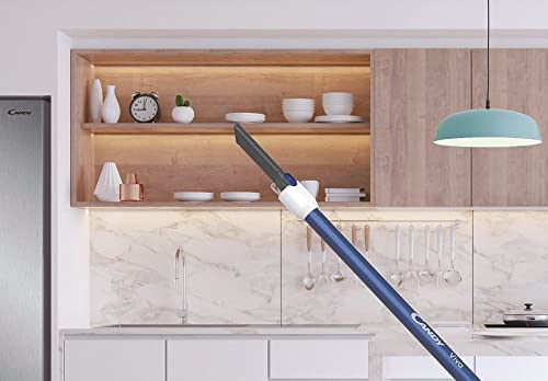 Candy CVIVA15 Aspirateur Balai Multifonction, Puissant 22V, Haute Performance 3 Niveaux, Grande Autonomie 35 Min, Electrobrosse LED, Utra Leger 2,3kg, Vidage 1 Clic, suceur + suceur XL