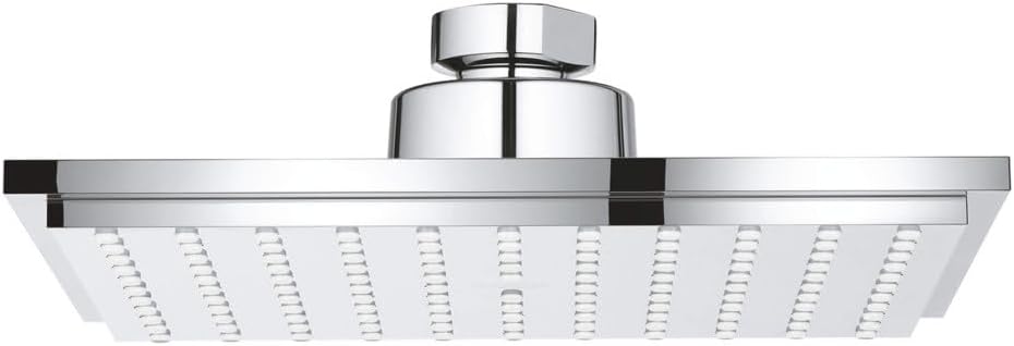 Grohe 27705000 Euphoria Cube Rain Shower Head, 2.5 GPM, Starlight Chrome