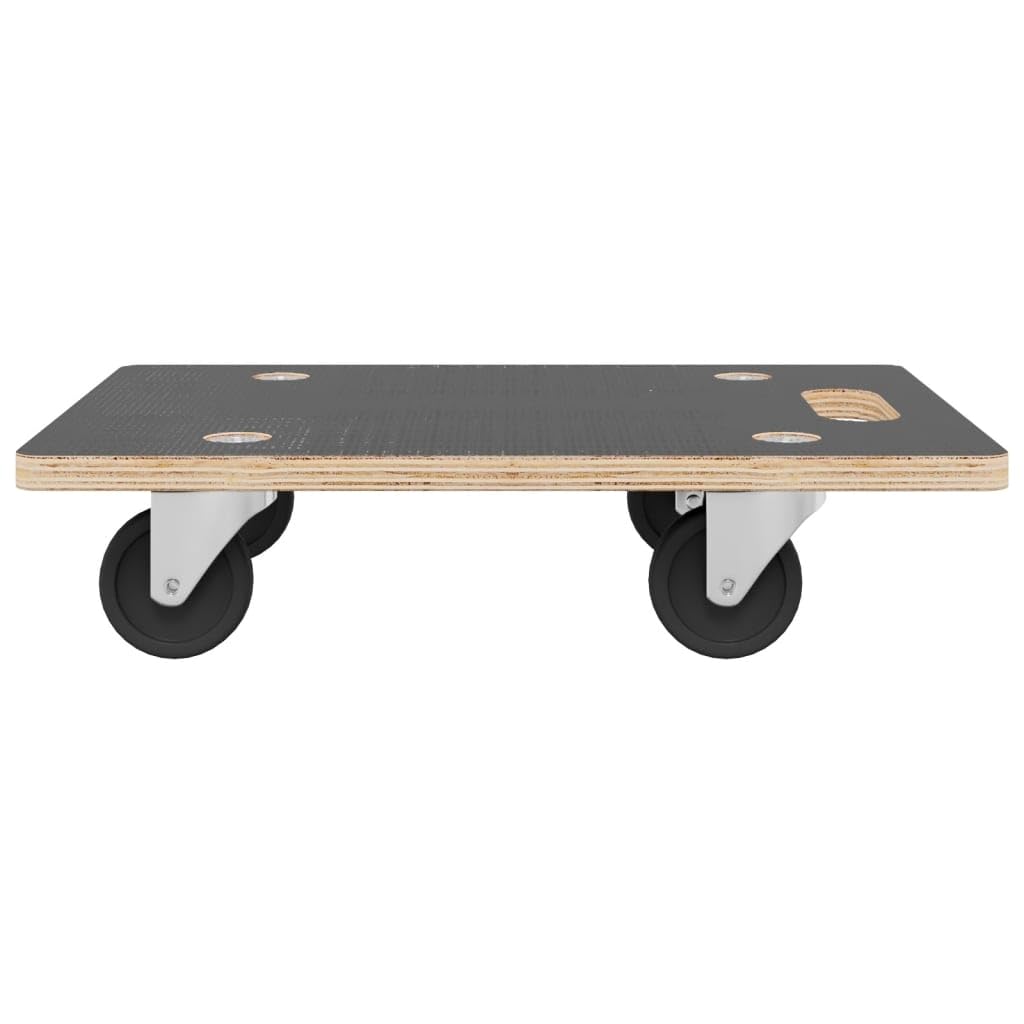 Transportroller 2er Set 80x55 cm, Schwerlast Möbelroller bis 250 kg, Rollbrett mit Anti-Rutsch-Beschichtung für Umzug und Werkstatt