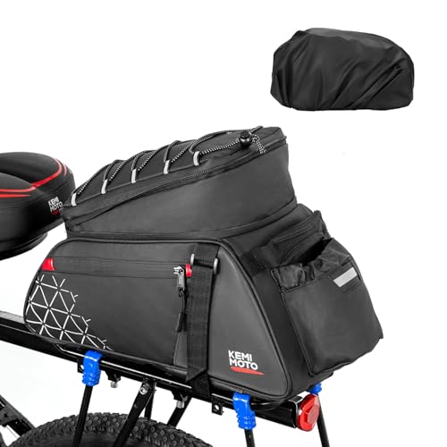 S Rear Rack 15l Bicycles Trunk Pannier With Waterproof Cover