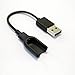 Blacell USB Adapter Power Charger Charging Cable For Xiaomi Mi band Smart Bracelet Black