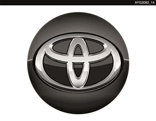 Toyota PZ406986702B Cache-moyeux en alliage Toyota Badge 17