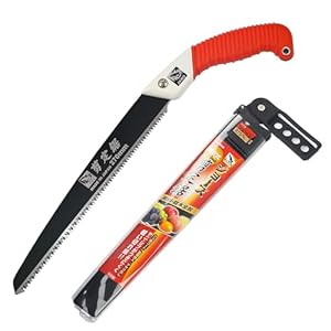 Hand Saws Hamind 10 Inch Hand Pruning Saws for Tree Cutting Curved Blade Saw with SK5 Steel Hard Teeth