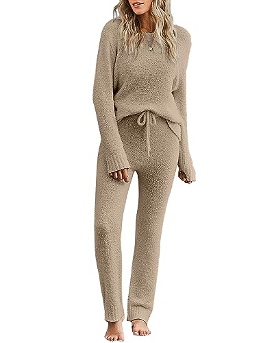 Luvamia Sweat Outfits - 2 Piece Casual Pajama Tops &