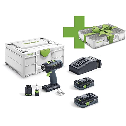 Festool Akku-Bohrschrauber T 18+3HPC 4,0 I-Plus 18,0 Volt / 4,0 Ah (IEC) Li-Ion