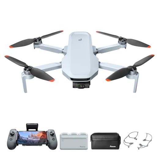 Potensic ATOM 2 GPS Drohne mit Kamera Fly More Combo, Bundle inkl. Propellerschutz