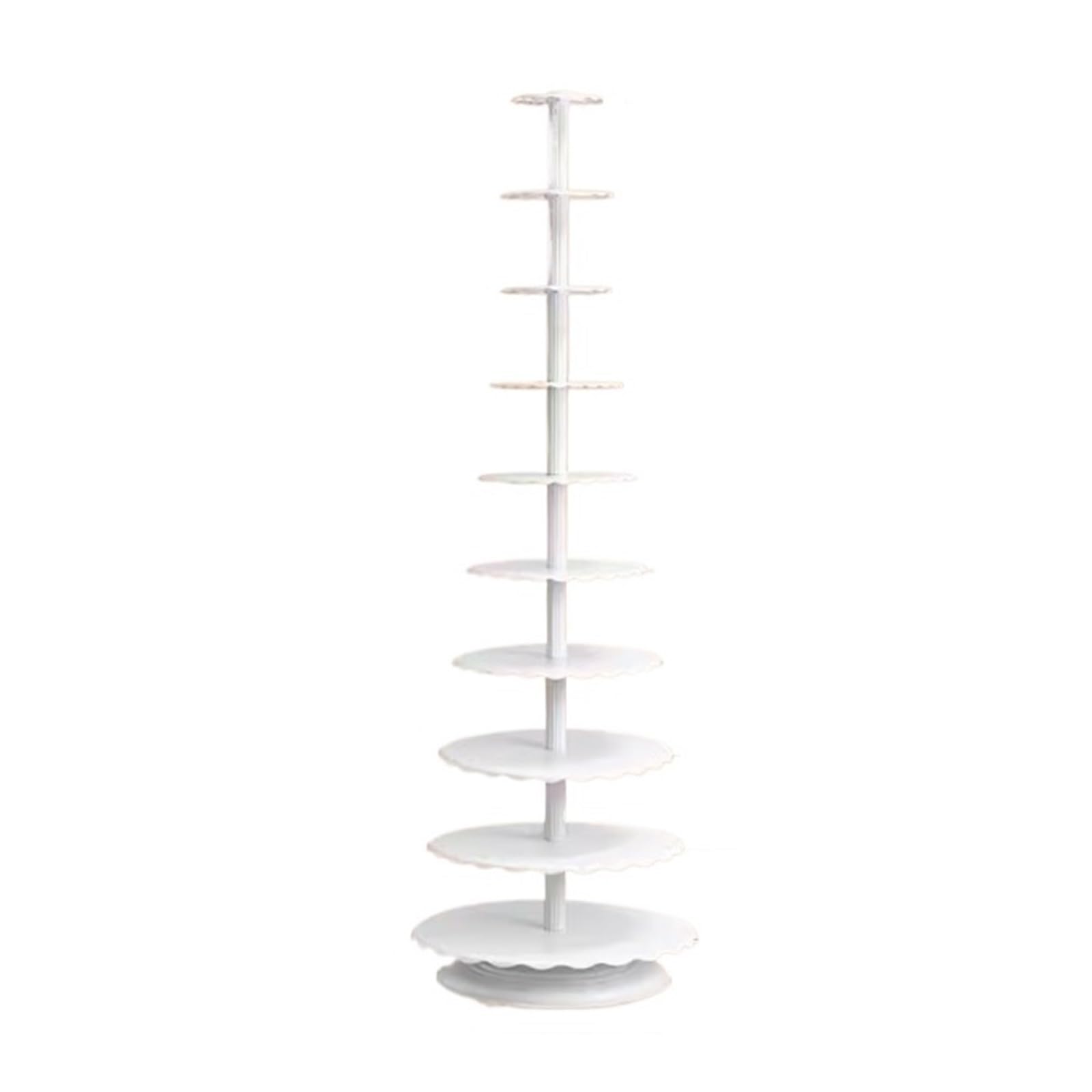 Hhaoran-9868 Tiered Serving Tray A Uniquely Designed 10-tier Cake Stand, Perfect For Birthdays, Anniversaries, And Weddings Cupcake Stand
