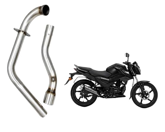 Rider 125 Bendpipe, Premium Stainless Steel, Rust & Heat Resistant, Strong Weld, Easy Installation-image-21