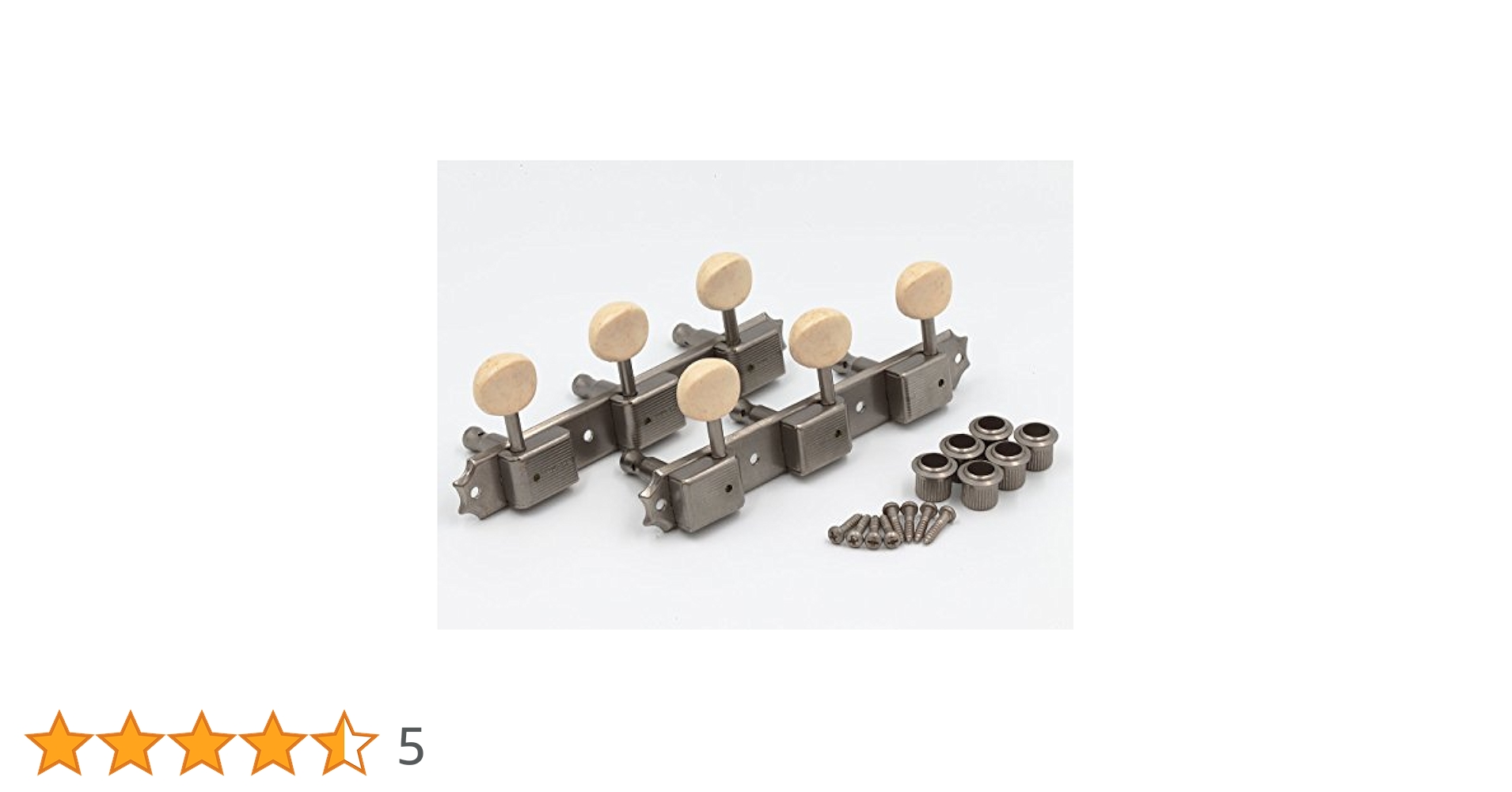 Greco vintage クルーソンタイプペグ Amazon | クルーソンタイプ 3連ギターペグ 3SD エイジドニッケル