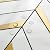 DICOFUN 10-Sheet Herringbone Tile Peel and Stick Backsplash, Polished White Marble PVC Mixed Metal Gold Stick on Backsplash for Kitchen and Bathroom Wall