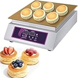 Soufflés Eléctrico, Antiadherente De Acero Inox Para Hacer Panqueques, Soufflés, Dorayakis Y Muffins. Máquina Para Fabricar Planchas Eléctricas Comerciales Con Placa Calefactora De Cobre Singlehead