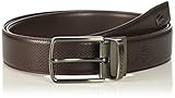 Lacoste Men's Classic Textured Leather Belt, Brown, 44