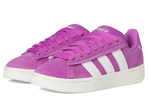 adidas Women's Grand Court Alpha 00s Sneaker, Purple Burst/White/Purple Burst, 8