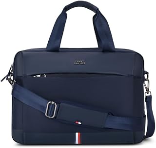 Tommy Hilfiger Unisex Business Case SAMSON | Briefcase with Laptop & Tablet Sleeves | Messenger Bag with Trolley Holder | ... Price In India