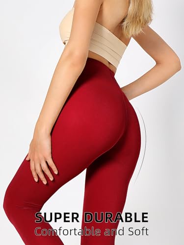 Image of Women's 80 Denier Semi Opaque Tights High Waist Soft Solid Color Footed Pantyhose