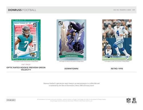 Image of Panini 2025 Donruss Football Retail 24-Pack Box